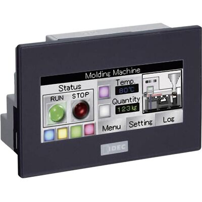 Idec FT1A-C12RA-B SmartAXIS Touch panel PLC con controllo integrato - RS-423, PC Netzteil, Grau Idec FT1A-C12RA-B SmartAXIS Touch panel PLC con controllo integrato - RS-423, PC Netzteil, Grau