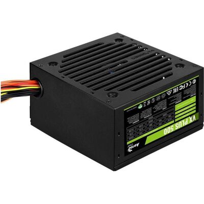 Aerocool VX Plus Stealth 500 500W black power supply (500 W), PC Netzteil, Schwarz Aerocool VX Plus Stealth 500 500W black power supply (500 W), PC Netzteil, Schwarz