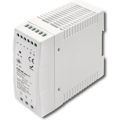 Qoltec, Systemstromversorgung, DIN-Schienen-Netzteil 60W 24V 2 5 A Weiss Schlank Qoltec, Systemstromversorgung, DIN-Schienen-Netzteil 60W 24V 2 5 A Weiss Schlank