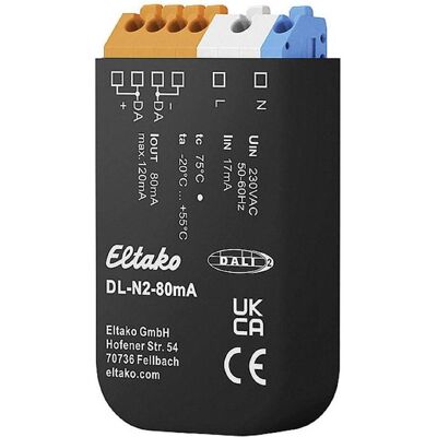 Eltako DL-N2-80mA Netzteil - Unterstützt 40 DALI-Geräte Eltako DL-N2-80mA Netzteil - Unterstützt 40 DALI-Geräte