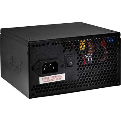 Akyga Power Supply ATX 600W AK-C2-600 Semi-Modular P4+4 2x PCI-E 6+2 pin 5x SATA 3x Molex FAN 12cm (600 W), PC Netzteil, Schwarz Akyga Power Supply ATX 600W AK-C2-600 Semi-Modular P4+4 2x PCI-E 6+2 pin 5x SATA 3x Molex FAN 12cm (600 W), PC Netzteil, Schwarz