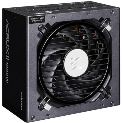 Zalman Acrux Ii (1000 W), PC Netzteil, Schwarz Zalman Acrux Ii (1000 W), PC Netzteil, Schwarz
