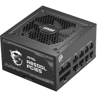 MSI MAG A850GL PCIE5 (850 W), PC Netzteil, Schwarz MSI MAG A850GL PCIE5 (850 W), PC Netzteil, Schwarz