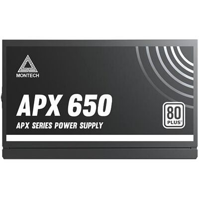 Montech FUENTE DE ALIMENTACION ATX 650W APX650 (650 W), PC Netzteil, Schwarz Montech FUENTE DE ALIMENTACION ATX 650W APX650 (650 W), PC Netzteil, Schwarz