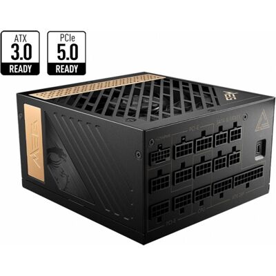 MSI MEG Ai1300P PCIE5 (1300 W), PC Netzteil, Schwarz MSI MEG Ai1300P PCIE5 (1300 W), PC Netzteil, Schwarz