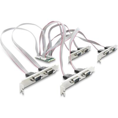 Delock Mini PCIe I/O full size Karte zu 8 x Seriell RS-232 D, Kontrollerkarte Delock Mini PCIe I/O full size Karte zu 8 x Seriell RS-232 D, Kontrollerkarte