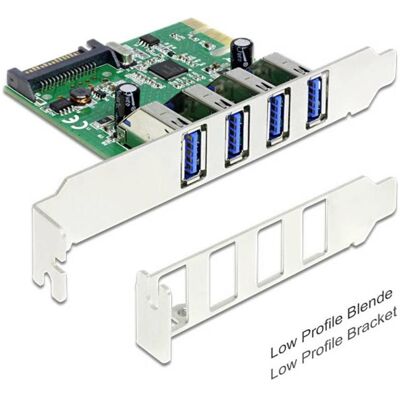 DeLOCK - 89360 - PCIe - USB 3.0 - Schnittstellenkarte DeLOCK - 89360 - PCIe - USB 3.0 - Schnittstellenkarte
