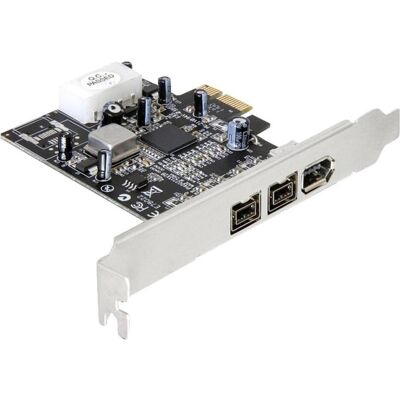 Delock 89153, PCI-E x1 zu 2x 1394B + 1x 1394A, Kontrollerkarte Delock 89153, PCI-E x1 zu 2x 1394B + 1x 1394A, Kontrollerkarte