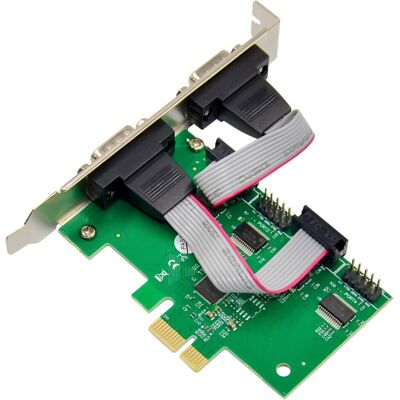 InLine PCIe x1 Schnittstellenkarte, 4x RS-232, Low Profile, Kontrollerkarte InLine PCIe x1 Schnittstellenkarte, 4x RS-232, Low Profile, Kontrollerkarte