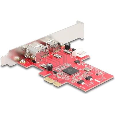 Delock PCIe FireWire Erweiterungskarte - 2x FireWire 800, 1x FireWire 400 - PCIe Delock PCIe FireWire Erweiterungskarte - 2x FireWire 800, 1x FireWire 400 - PCIe