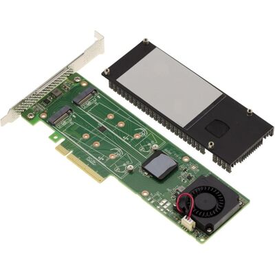Kalea-Informatique Speicher-Controller-Karte - PCIe 3.0 x8, 2 NVMe M.2 SSDs, Hardware RAID 0/1 Kalea-Informatique Speicher-Controller-Karte - PCIe 3.0 x8, 2 NVMe M.2 SSDs, Hardware RAID 0/1