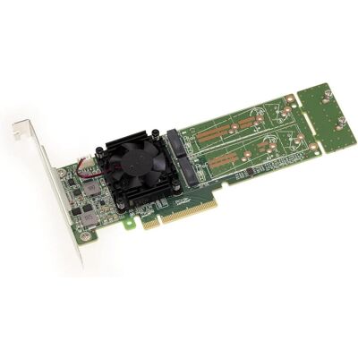 Kalea-Informatique PCIe 3.0 x8 Controller für 4 SSD M.2 NVMe M Key - PEX 8747 Kalea-Informatique PCIe 3.0 x8 Controller für 4 SSD M.2 NVMe M Key - PEX 8747