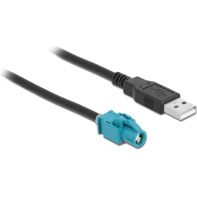 Delock USB-Kabel HSD Z - USB-A, (f-m) 1 m (1 m, USB 2.0), USB Kabel Delock USB-Kabel HSD Z - USB-A, (f-m) 1 m (1 m, USB 2.0), USB Kabel