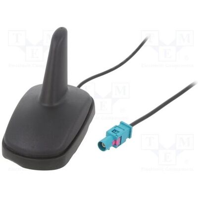 4CarMedia, Auto Antenne, Antenne KFZ,SHARK AM,FM Fakra schwarz 12VDC mit Verstärker 4CarMedia, Auto Antenne, Antenne KFZ,SHARK AM,FM Fakra schwarz 12VDC mit Verstärker