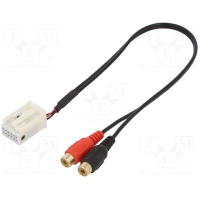 Per.Pic., Car HiFi Kabel, Aux-Adapter RCA BMW,Mini Per.Pic., Car HiFi Kabel, Aux-Adapter RCA BMW,Mini