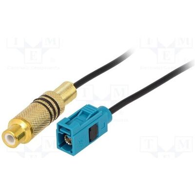 4CarMedia, Car HiFi Kabel, Kabel 0,25m Fakra-Buchse,RCA-Buchse gerade 4CarMedia, Car HiFi Kabel, Kabel 0,25m Fakra-Buchse,RCA-Buchse gerade