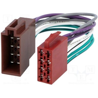 4CarMedia, Autoradio Installation, KFZ-Steckverbinder ISO-Buchse,ISO-Stecker PIN: 8 4CarMedia, Autoradio Installation, KFZ-Steckverbinder ISO-Buchse,ISO-Stecker PIN: 8