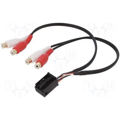 4CarMedia, Autoradio Installation, Aux-Adapter RCA Audi,Seat,VW,Škoda Line out 4CarMedia, Autoradio Installation, Aux-Adapter RCA Audi,Seat,VW,Škoda Line out