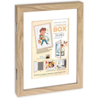 ZEP, Bilderrahmen, London Box Natural MRN82 Holz Rahmen Innenmass 14x21,5cm ZEP, Bilderrahmen, London Box Natural MRN82 Holz Rahmen Innenmass 14x21,5cm
