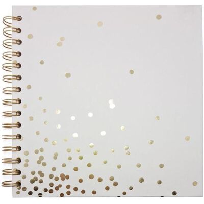 GDD, Fotoalbum, Album auf einer Spirale mit 30-Karat-Goldpunkten HAPPY COLOR (20 x 20 cm) GDD, Fotoalbum, Album auf einer Spirale mit 30-Karat-Goldpunkten HAPPY COLOR (20 x 20 cm)