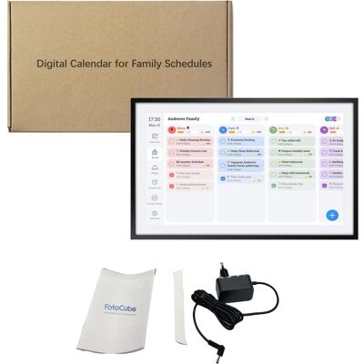 Benel Fotocube 3-in-1 Digitaler Fotorahmen mit Kalender PW156-CA Schwarz 15.6 Inch (15.60", 1024 x 600 Pixel), Digitaler Bilderrahmen, Schwarz Benel Fotocube 3-in-1 Digitaler Fotorahmen mit Kalender PW156-CA Schwarz 15.6 Inch (15.60", 1024 x 600 Pixel), Digitaler Bilderrahmen, Schwarz