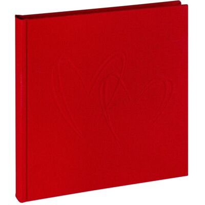 Walther, Fotoalbum, My Heart rot 20x20 40 weisse S. Leineneinband FA243R (20 x 20 cm) Walther, Fotoalbum, My Heart rot 20x20 40 weisse S. Leineneinband FA243R (20 x 20 cm)