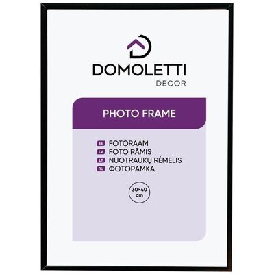 Domoletti, Bilderrahmen, Picture frame, black, 30x40 cm Domoletti, Bilderrahmen, Picture frame, black, 30x40 cm