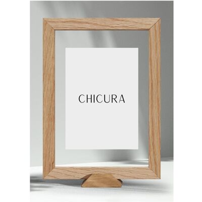 ChiCura, Bilderrahmen, Linia Frame - A5 - Oak Incl. Frame Stand (A5) ChiCura, Bilderrahmen, Linia Frame - A5 - Oak Incl. Frame Stand (A5)