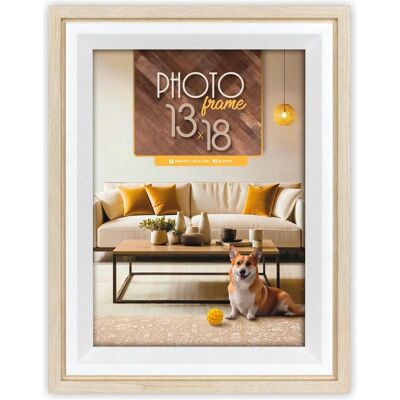 ZEP, Bilderrahmen, BG668C Bologna Cream 15x20 cm (15 x 20 cm) ZEP, Bilderrahmen, BG668C Bologna Cream 15x20 cm (15 x 20 cm)