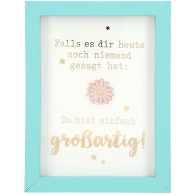 Magni, Bilderrahmen, Depesche 11626-010 - Bilderrahmen mit Kompliment, kleiner Deko-Rahmen mit hübschem Spruch, ca. 12 x Magni, Bilderrahmen, Depesche 11626-010 - Bilderrahmen mit Kompliment, kleiner Deko-Rahmen mit hübschem Spruch, ca. 12 x