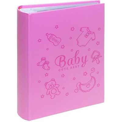 Victoria, Fotoalbum, Kollektion Baby-Fotoalbum – 10 x 15 cm – 300 Fotos – Rosa Victoria, Fotoalbum, Kollektion Baby-Fotoalbum – 10 x 15 cm – 300 Fotos – Rosa