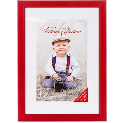 Victoria, Bilderrahmen, Photo frame Natura, red Victoria, Bilderrahmen, Photo frame Natura, red