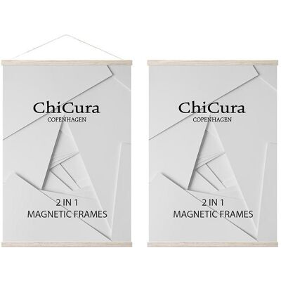 ChiCura 60 cm Eiche Magnetischer Posterhänger - Poster Typ ChiCura 60 cm Eiche Magnetischer Posterhänger - Poster Typ