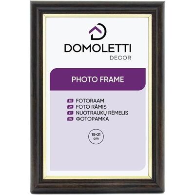 Domoletti, Bilderrahmen, Picture frame, 15 cm x 21 cm, gold/brown Domoletti, Bilderrahmen, Picture frame, 15 cm x 21 cm, gold/brown