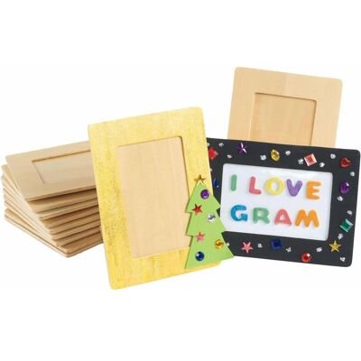 Colorations, Bilderrahmen, Färbungen – Dekorieren Sie Ihren eigenen Holz-Fotorahmen, 12er-Set (10 x 15 cm) Colorations, Bilderrahmen, Färbungen – Dekorieren Sie Ihren eigenen Holz-Fotorahmen, 12er-Set (10 x 15 cm)