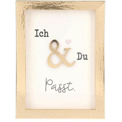 Magni, Bilderrahmen, Depesche 11626-019 - Bilderrahmen mit Kompliment, kleiner Deko-Rahmen mit hübschem Spruch, ca. 12 x (9 x 12 cm) Magni, Bilderrahmen, Depesche 11626-019 - Bilderrahmen mit Kompliment, kleiner Deko-Rahmen mit hübschem Spruch, ca. 12 x (9 x 12 cm)
