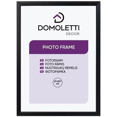 Domoletti, Bilderrahmen, Picture frame, 21 cm x 29.7 cm, black (A4) Domoletti, Bilderrahmen, Picture frame, 21 cm x 29.7 cm, black (A4)