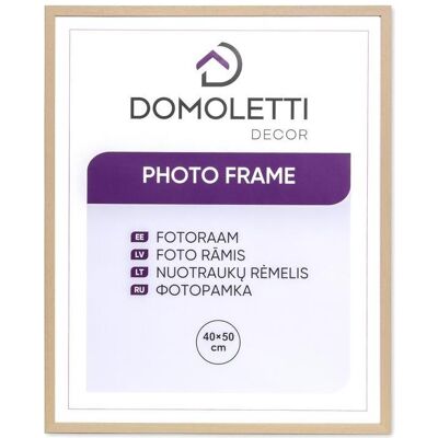 Domoletti, Bilderrahmen, Picture frame, 40 cm x 50 cm, birch Domoletti, Bilderrahmen, Picture frame, 40 cm x 50 cm, birch