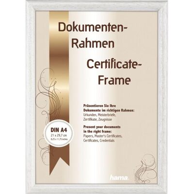 Hama Bilderrahmen, Rahmen Phoenix Weiss 21x29,7 Holz DIN A4 175933 (15 x 20 cm) Hama Bilderrahmen, Rahmen Phoenix Weiss 21x29,7 Holz DIN A4 175933 (15 x 20 cm)