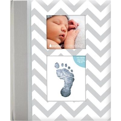Pearhead, Babyerinnerungen, Album mit Foto und Impressum in Englisch Pearhead, Babyerinnerungen, Album mit Foto und Impressum in Englisch