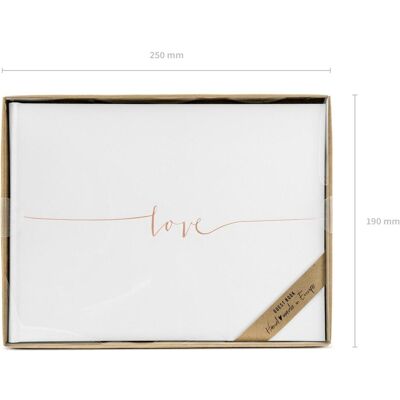 Partydeco, Fotoalbum, Love (25 x 24 cm) Partydeco, Fotoalbum, Love (25 x 24 cm)