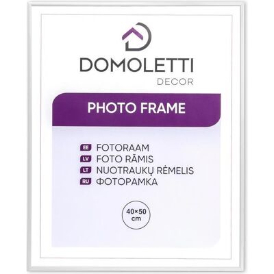 Domoletti, Bilderrahmen, Picture frame, 40 cm x 50 cm, white Domoletti, Bilderrahmen, Picture frame, 40 cm x 50 cm, white