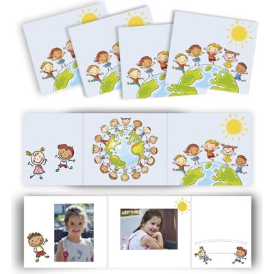 Daiber Modell 13348 - Weltkugel Portraitmappe für Kinder Daiber Modell 13348 - Weltkugel Portraitmappe für Kinder