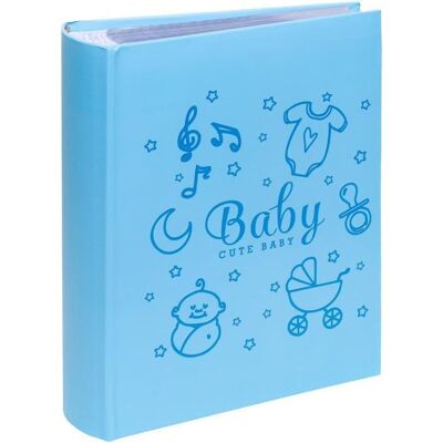 Victoria, Fotoalbum, Kollektion Baby-Fotoalbum – 10 x 15 cm – 300 Fotos – Blau Victoria, Fotoalbum, Kollektion Baby-Fotoalbum – 10 x 15 cm – 300 Fotos – Blau