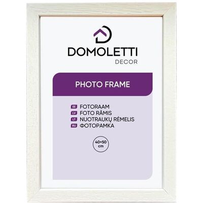 Domoletti, Bilderrahmen, Picture frame, white, 40x50 cm (40 x 50 cm) Domoletti, Bilderrahmen, Picture frame, white, 40x50 cm (40 x 50 cm)