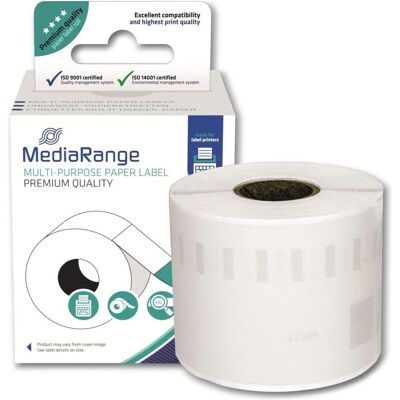 MediaRange, Beschriftungsband, MRDY99014 (5.40 cm, Weiss) MediaRange, Beschriftungsband, MRDY99014 (5.40 cm, Weiss)