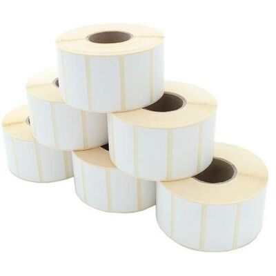ARTDEV, Etikettenrolle, Etikettenrolle - Thermodirekt 53 x 26mm, D40mm, Kern 19, 200 Etiketten/Rolle, permanent (53 mm) ARTDEV, Etikettenrolle, Etikettenrolle - Thermodirekt 53 x 26mm, D40mm, Kern 19, 200 Etiketten/Rolle, permanent (53 mm)