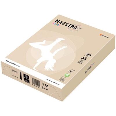 Maestro Color, Kopierpapier, Kopierpapier A4 160g 250Bl creme (A4, 160 g/m²) Maestro Color, Kopierpapier, Kopierpapier A4 160g 250Bl creme (A4, 160 g/m²)