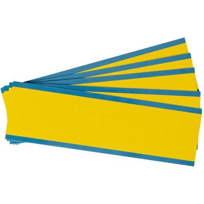 Brady, Etikettenrolle, WO-62-YL, B-500, BESCHRIFTBARE Etiketten, Vinyl, Gelb, matt, 19.00 x 57.00 mm, wiederablösba Brady, Etikettenrolle, WO-62-YL, B-500, BESCHRIFTBARE Etiketten, Vinyl, Gelb, matt, 19.00 x 57.00 mm, wiederablösba