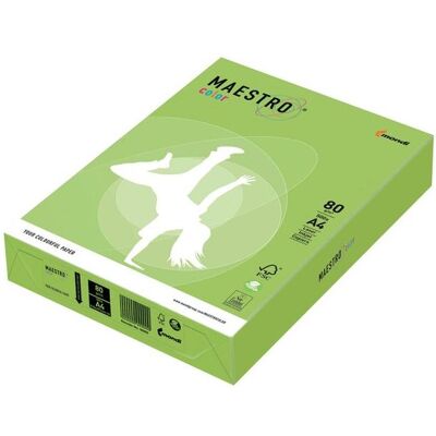 Igepa, Kopierpapier, Kopierpapier MAESTRO color, A4, intensivfarben, 80 g/qm, lindgrün (A4, 80 g/m²) Igepa, Kopierpapier, Kopierpapier MAESTRO color, A4, intensivfarben, 80 g/qm, lindgrün (A4, 80 g/m²)